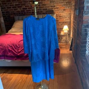 Vintage blue party dress